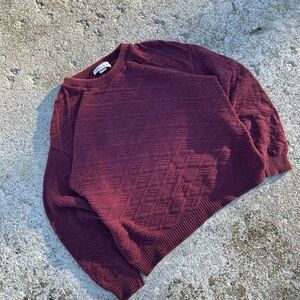90’s vintage Burgundy Sweater